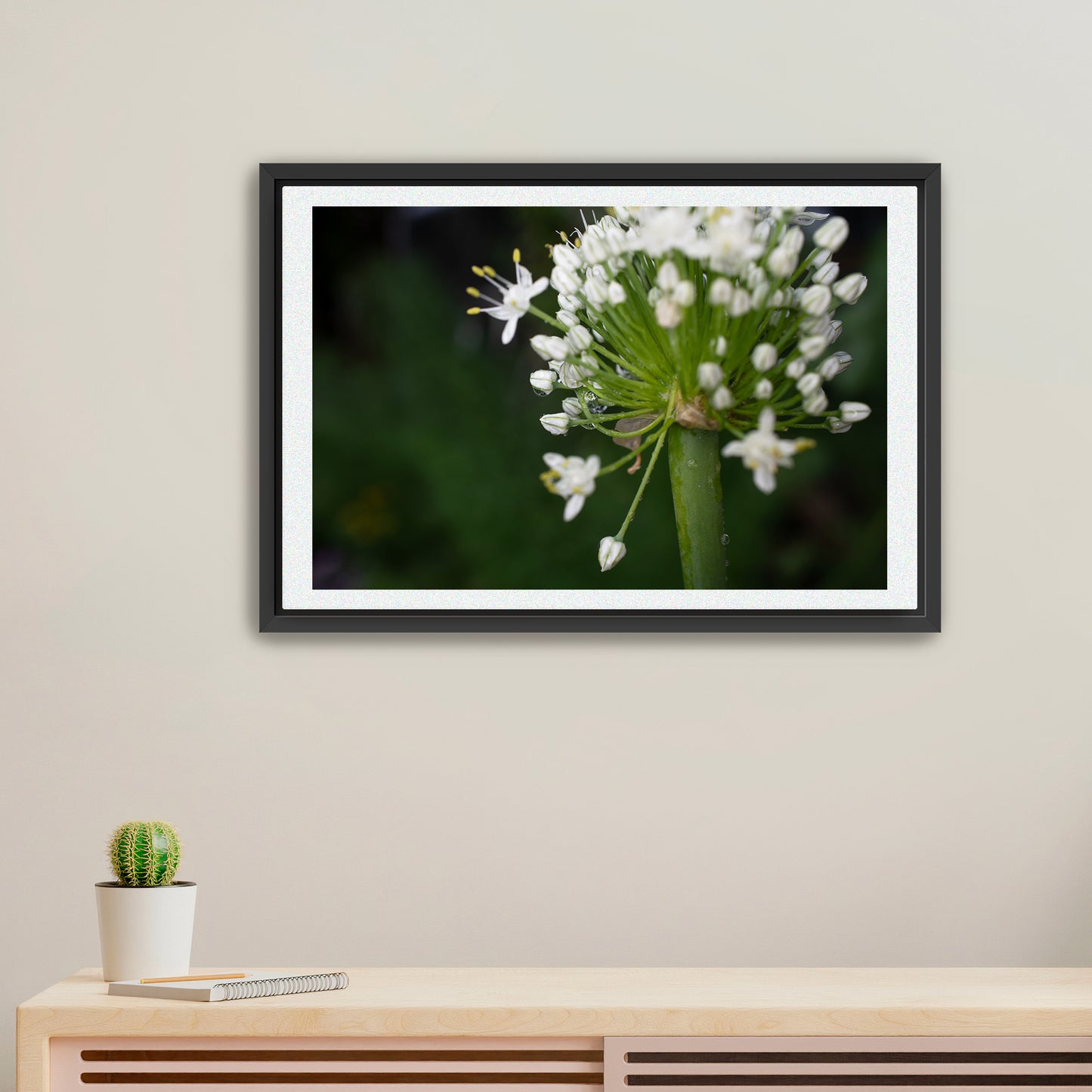 Raindrop Reverie | Framed Fine Art