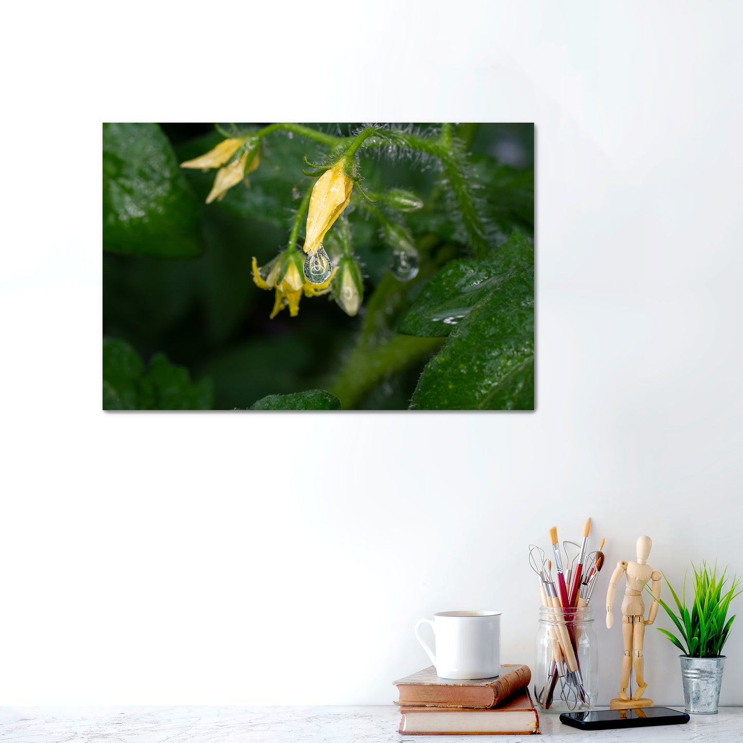 The Weight of a Drop | Metal Prints