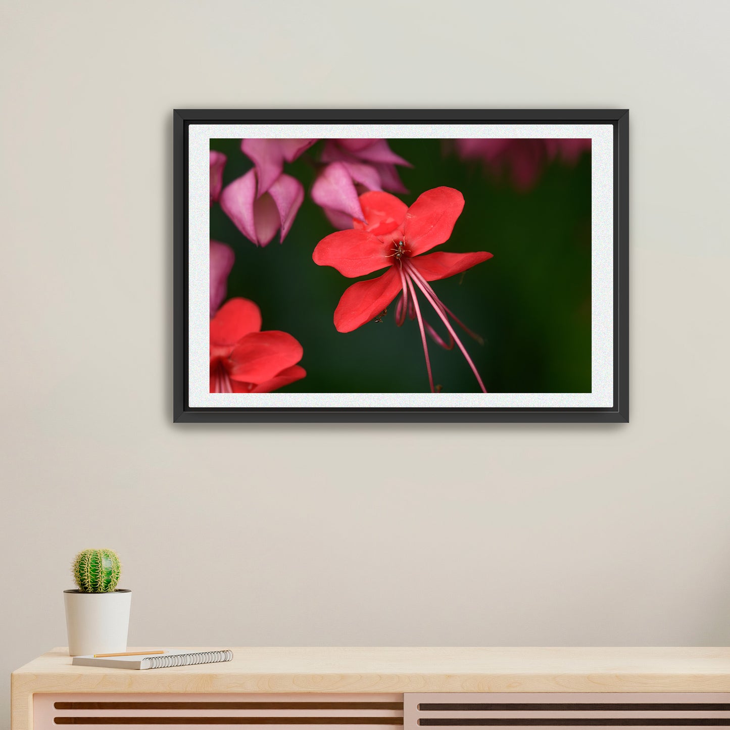 Crimson Encounter | Framed Fine Art