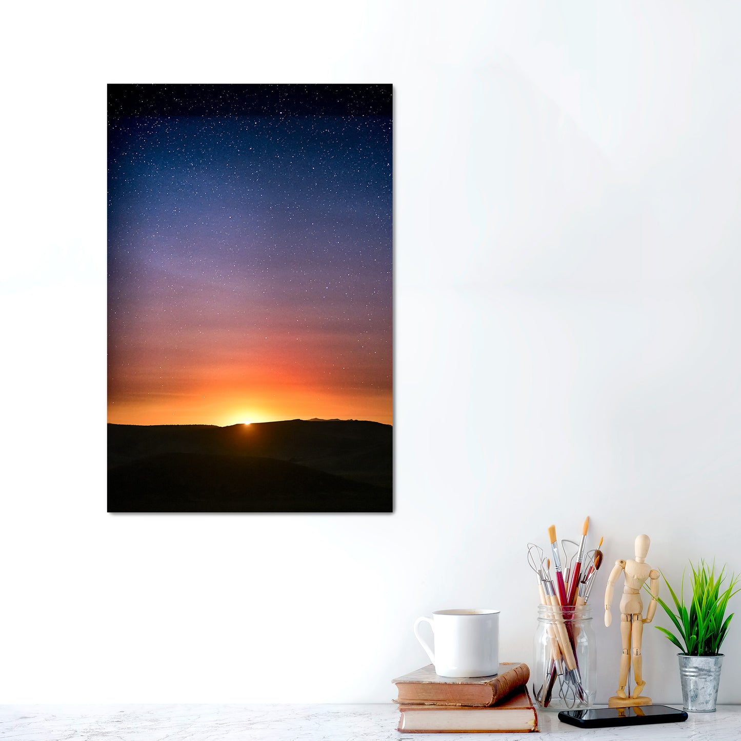 Sunset Over Silence | Metal Prints