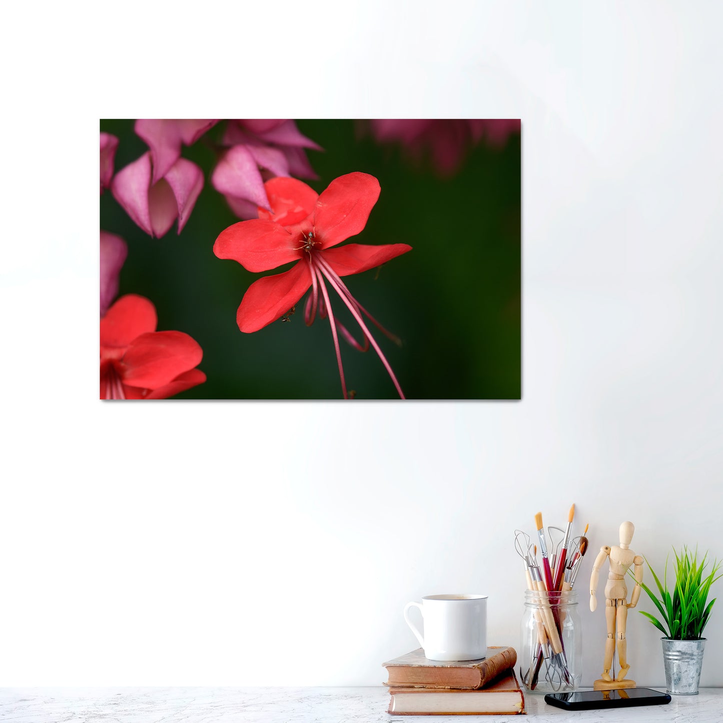 Crimson Encounter | Canvas